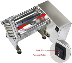Commercial Industrial Restaurant Kitchen Supplies Electric Cutting Slicer Automatic Potato Cutter With Blades