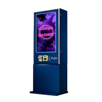 Distributeur automatique intelligent équipé d'un scanner de vérification d'âge et d'une fonction de paiement par portefeuille électronique