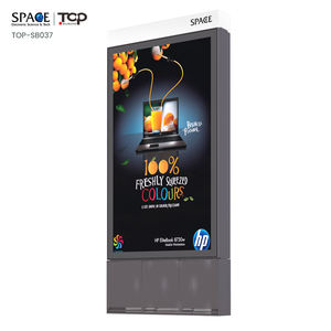 야외 고정형 스크롤 라이트 박스, 독립형 포스터 디스플레이용 풀 인클로저 디자인 - Product Image 1