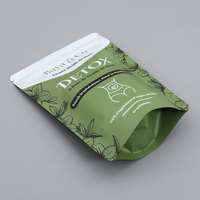 Sacs en Mylar Mat Imprimés sur Mesure, Faible MOQ 200 pièces, Impression Numérique Couleur, Sachets Doypack pour Emballage de Thé et Aliments