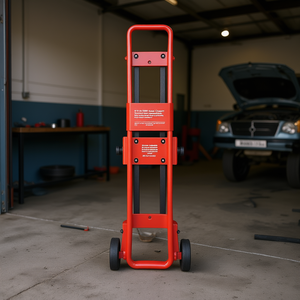 Plante en plastique HDPE de 36 pouces pour mécaniciens Équipement de réparation de carrosserie de garage roulant automobile robuste Capacité de 350 lb - Product Image 2
