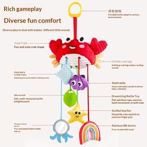 Pendentif en peluche pour poussette de bébé, hochets, clochette de lit de voiture, carillon éolien, ornement suspendu pour lit de bébé - Product Image 2