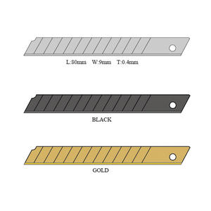 OEM ODM Custom 25mm 18mm 9mm Schnapp klingen SK2 SK5 Stahl Verschiedene Sicherheits schneider Gebrauchs messer Klingen Schnitz klingen - Product Image 1