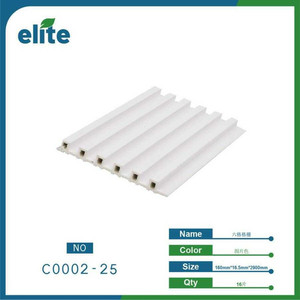 Griglia di plastica a sei griglie resistente 160mm X 165mm per la costruzione e la decorazione di materiale plastico da costruzione - Product Image 1