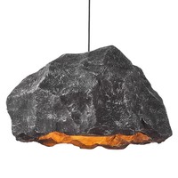 Lustre en pierre personnalisé, style scandinave moderne et simple, pour chambre à coucher, salle à manger, bar