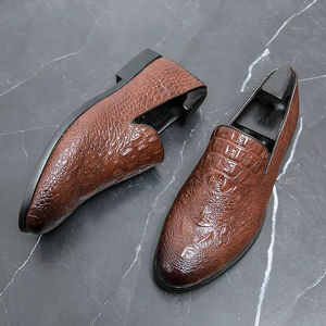 Zapatos de Cuero de Alta Demanda, Estilo Inglés, Brogue de Negocios, Piel de Vaca, Impermeables, Hechos a Mano, Formales, Oxford para Hombre, Parte Superior de Malla Transpirable - Product Image 1