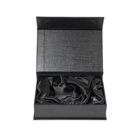 Emballage de parfum personnalisé 100ml 30ml 50ml Flacon de parfum Boîtes magnétiques avec insert en mousse EVA satinée