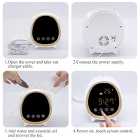 Produits intelligents pour la maison les plus vendus Diffuseur d'huiles essentielles Aroma WIFI Contrôle tactile Grand écran LED numérique