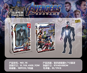 Figuras <span class=keywords><strong>de</strong></span> acción <span class=keywords><strong>de</strong></span> superhéroes <span class=keywords><strong>de</strong></span> <span class=keywords><strong>Marvel</strong></span> <span class=keywords><strong>de</strong></span> PVC <span class=keywords><strong>de</strong></span> 17 cm, detalles luminosos, muñecos articulados, adorno <span class=keywords><strong>de</strong></span> escritorio, coleccionable <span class=keywords><strong>de</strong></span> <span class=keywords><strong>cumpleaños</strong></span> para niños - Product Image 6