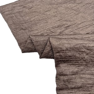 Solid Gray Crinkle Texture Fabric Lightweight Wrinkle Cloth For Summer Dress <b>Blouse</b> Hanfu Garment Wholesale - Product Image 4