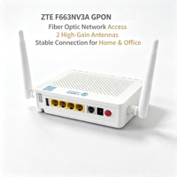 Módem de Fibra Óptica XPON ONU ONT F663NV3A Usado, 1GE+3FE+2.4G WiFi, Firmware en Inglés, Terminal de Red Óptica FTTH GPON EPON