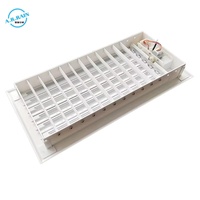 Grille d'aération motorisée à commande électrique, régulateur de flux d'air en aluminium pour CVC