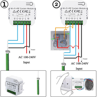 Nouveau module de commande pour stores et rideaux électriques Tuya Wifi Zigbee 2025, compatible avec Alexa et Google