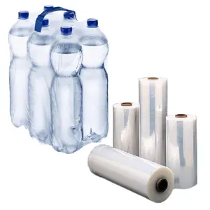 Plastic Heat PE Thermal Shrink Film Shrink Wrap Plastic Packaging Films Transparent Pallet Wrap Stretch Film Roll