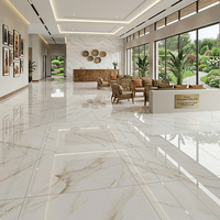 Tuile Céramique Glacée Vitrifiée 600x600 Fleur Blanche Pour Sol – Prix Fournisseur