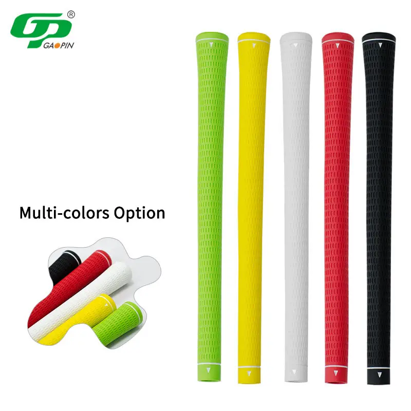 Wholesale Hot Style Custom Logo Standard Midsize Golf Grips Non Slip Design Multi-Color Soft Rubber Golf Club Grips