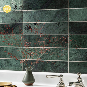Carrelage de marbre haut de gamme Verde <span class=keywords><strong>Alpi</strong></span> vert foncé coupé à la taille décoratif pour revêtement de sol mural escaliers maison hôtel Design moderne - Product Image 5