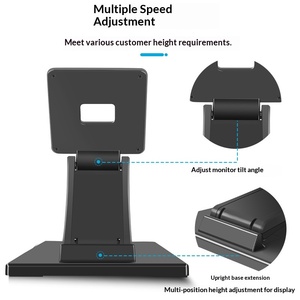 Sance Manufacturer 13-24inch <b>Monitor</b> Computer <b>Stand</b> Touch Screen Desktop <b>Adjustable</b> Tilt Folding Base Multi-Color Options Export - Product Image 2