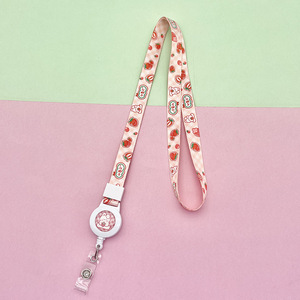 Custom Polyester Event Lanyard Unique Design Heat Transfer Technique Buckles Pattern Logo Offset Printing Vendors Accessory Hook