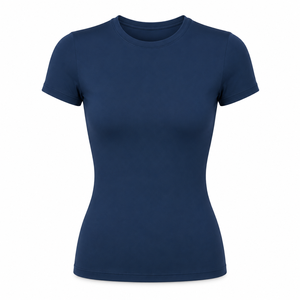 Abbigliamento Yoga di Marca Famosa per Donne, T-shirt Traspirante Aderente a Maniche Regolari per Allenamento Pilates - Product Image 3
