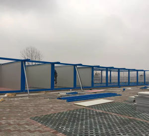 Vente en gros d'usine Maison préfabriquée en acier portable de 20 pieds Bureau Appartement Mobile Tiny Modulaire Facile à plier Maison conteneur - Product Image 3