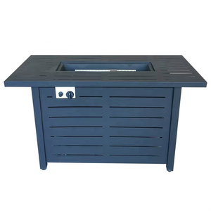 หลุมไฟแก๊สโพรเพนทรงแบนสี่เหลี่ยมขนาด42นิ้วพร้อมฝาโลหะ40000BTU เอาต์พุตความร้อนกลางแจ้ง - Product Image 4