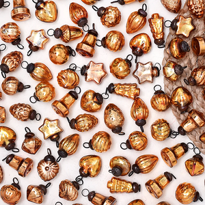 العنبر الساخن عيد الميلاد-20 زجاج زينة شجرة عيد الميلاد-زينة صغيرة-كرات عيد الميلاد - Product Image 1