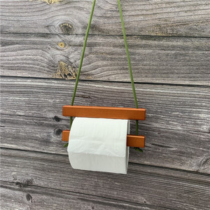 Porte-mouchoirs suspendus pour le camping au Japon et en Corée du Sud, porte-serviettes en bois, boîtes à mouchoirs simples et rouleaux de papier - Product Image 3