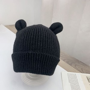 Bonnet unisexe pour enfants à carreaux brodé à la main, mignon, chaud, 4 saisons, bonnet de bébé commun pour les voyages - Product Image 5