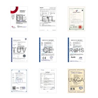 Paneles de Luz LED Flexibles RGBW 4020K Retroiluminados, Cableados, Flexibles, de 24V 13W IP20, Ultrafinos, Blancos, con Certificación UL para Granito