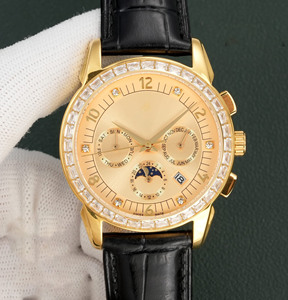 Reloj Mecánico de Lujo con Movimiento Lunar, Resistente al Agua, con Cristal en la Esfera - Product Image 3