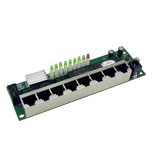 RTL8370N Chip 8Port Gigabit Switch Unmanaged 1000Mbps Support OEM/ODM PCBA Size 140X43MM MINI 1000Mbps