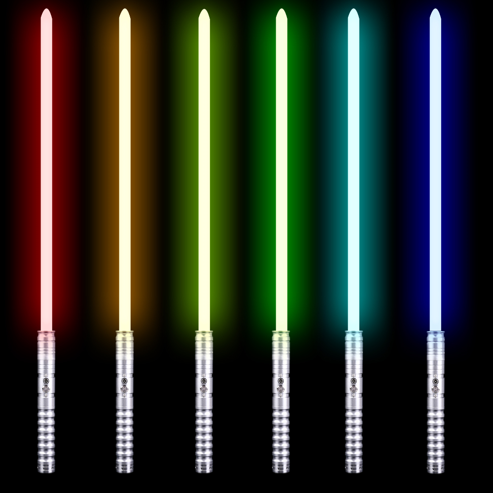 TXQ The Bevel Absorbing Hammer The Tail Dueling Infinite Color Sensitive Rechargeable DIY Lightsaber for Cosplay Entertainment