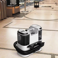 Nettoyeur de tapis domestique sans sac léger à main électrique, nettoyage humide/sec, extraction par pulvérisation pour canapé en tissu, utilisation en voiture/camping-car/hôtel