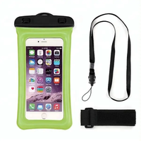 Offre Spéciale Sports Nautiques Gonflable PVC ÉTANCHE Téléphone Portable Pochette Clip ABS Sac de Téléphone Portable flottant Sac Étanche Pour IPhone