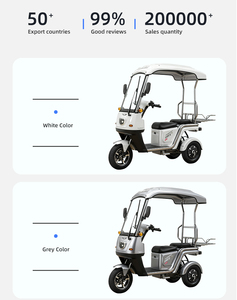<span class=keywords><strong>Tricycle</strong></span> électrique compact à trois roues, carrosserie ouverte, 2 places - Product Image 2
