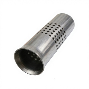 Interne componenten Nieuwe CNC-gefreesde lasergesneden geperforeerde buisdemperassemblage voor het afstemmen van uitlaatsystemen - Product Image 1