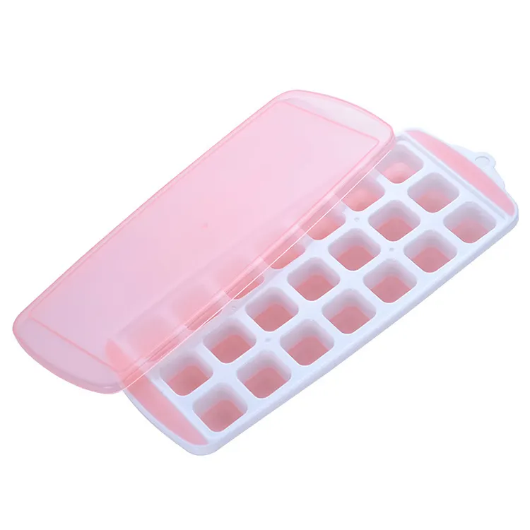 Новые продукты DIY персонализированный холодильник квадратный силиконовый замороженный кубик льда лоток с крышкой