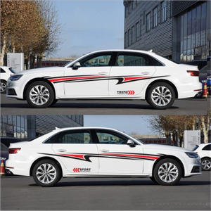 Vinyl Dán Tùy Chỉnh Đồ Họa Sọc Decals Racing Xe Bên Ngoài Phụ Kiện Dán Xe Bên Dán - Product Image 5