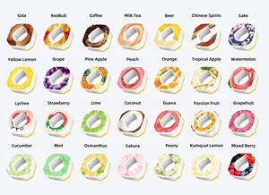 Bouteilles d'eau <span class=keywords><strong>en</strong></span> <span class=keywords><strong>Tritan</strong></span> personnalisées avec arômes et saveurs, compatibles eau bouillante, de qualité alimentaire, écologiques, pour gourdes et capsules. - Product Image 6
