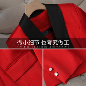 Abbigliamento <span class=keywords><strong>Donna</strong></span> Completo Pantalone Smoking Formale da Lavoro <span class=keywords><strong>Tailleur</strong></span> di Design per <span class=keywords><strong>Donna</strong></span> - Product Image 6