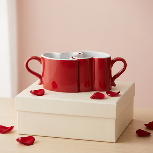 2026 Hot Selling European Porcelain High-Temperature Resistant <b>Heart</b>-<b>Shaped</b> Coffee Mug Dishwasher Microwave Safe Food Safe - Product Image 4