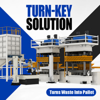 Machine à palettes en bois écologique ThoYu TY-1250 |   Moteur de compression de matériaux usagés moulé par compression, pression de 1250 tonnes, capacité de 324 pièces/24h