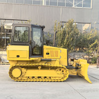 Bulldozer à chenilles compact haute performance de 10 tonnes, 110 CV, hydraulique, directement de l'usine