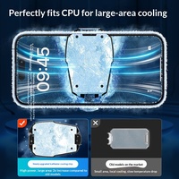 Refroidisseur de téléphone portable Remax Ice King à clipser avec écran numérique pour téléphones de jeu