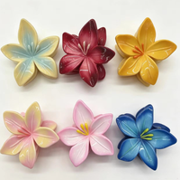 Épingle à cheveux en forme de fleur grande taille, style vacances à la plage, la plus vendue, avec crochet pour l'arrière de la tête