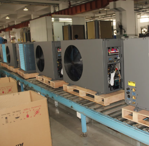 Pompe à chaleur air-eau EVI <span class=keywords><strong>monobloc</strong></span> 24 kW triphasée R290 à haut rendement énergétique et faible niveau sonore, classe d'efficacité énergétique A+++, pour eau chaude - Product Image 5