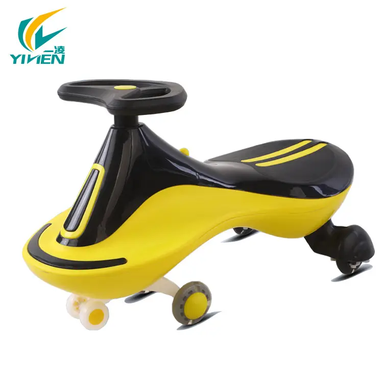 Music And Lights Included Kids Swing Car Child Wiggle Swing Scooter Twist Plastic Baby Toddler Ride On Bike With Light Wheel