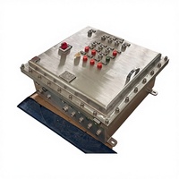 Caja de Control a Prueba de Explosiones IP66 SS316L Ex Db IIB T6 Gb AC220V 32A LD-BKC 800*350*850mm, Gabinete Eléctrico Industrial para Petróleo