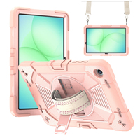 Étui robuste pour tablette, résistant à la poussière, protection contre les chutes, usage familial pour A9+ 11"/A11+ avec rotation à 360° °   Support rotatif et sangle de maintien